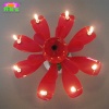 Rotating-rose flower magic birthday candles