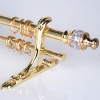 New design fashion resin finial curtain rod