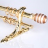 Elegant end hotel window curtain rod