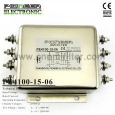Three Phase+Neutral Line Filters PE4100