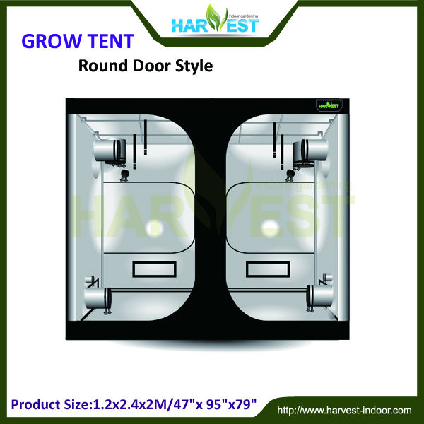 Harvest 600R240 allows you to create a large grow space with the ability to hang up to 2 x 600w or 2x1000W HPS/MH light systems and heavy ventilation equipment without the need to drill holes and make unsightly modifications to the room in which you want to grow in. A real potential powerhouse.