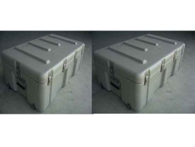 Hard plastic waterproof protective equipment case