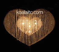 ceiling crystal lamp