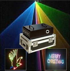 RGB 5W full color animation wedding light stage light