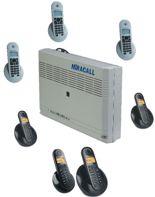 DECT 16~120lines Wireless PBX - MC-824KD