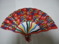 Hand held fans, plastic hand fans