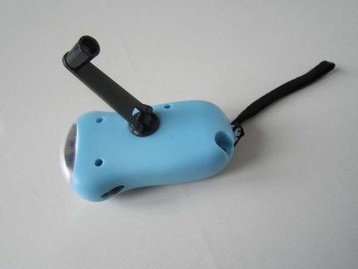 Solar LED flash light