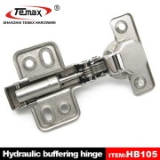 Furniture brass soft closing hinge
