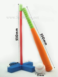 mini baseball bat/baseball toy