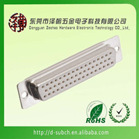 DB50 female d-sub solder type connector
