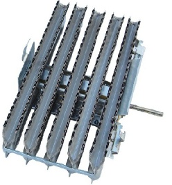 harmonica type burner - burner