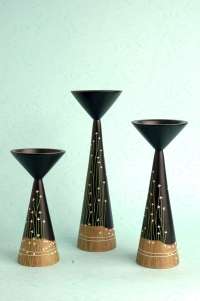 wooden candle holder - wooden candle holder