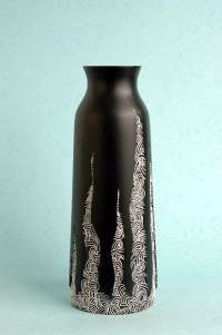 wooden vase - wooden vase
