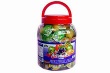 Round jar assorted jelly