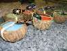 Brazilean nut pod candle