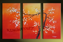 ORIGINAL CONTEMPORARY FLORAL ART - A3Q-6851-1