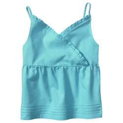 Girl' s Ruffled Wrap Top