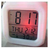color changing clock