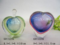 Glass perfume bottle