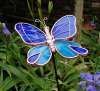 Stained Glass garden stake, Stained Glass Candleholder, Stained Glass Suncatcher, Stained Glass Hangers, Stained Glass Windch