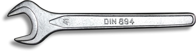 Single Ended Spanner Chrome Plated