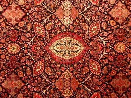 rug--LOT 0047 CR 47 Kashan Dabirsanayeh from Central Persia 413 x 316 cm