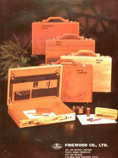 Wooden Briefcase