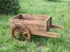 Burnt wooden planter